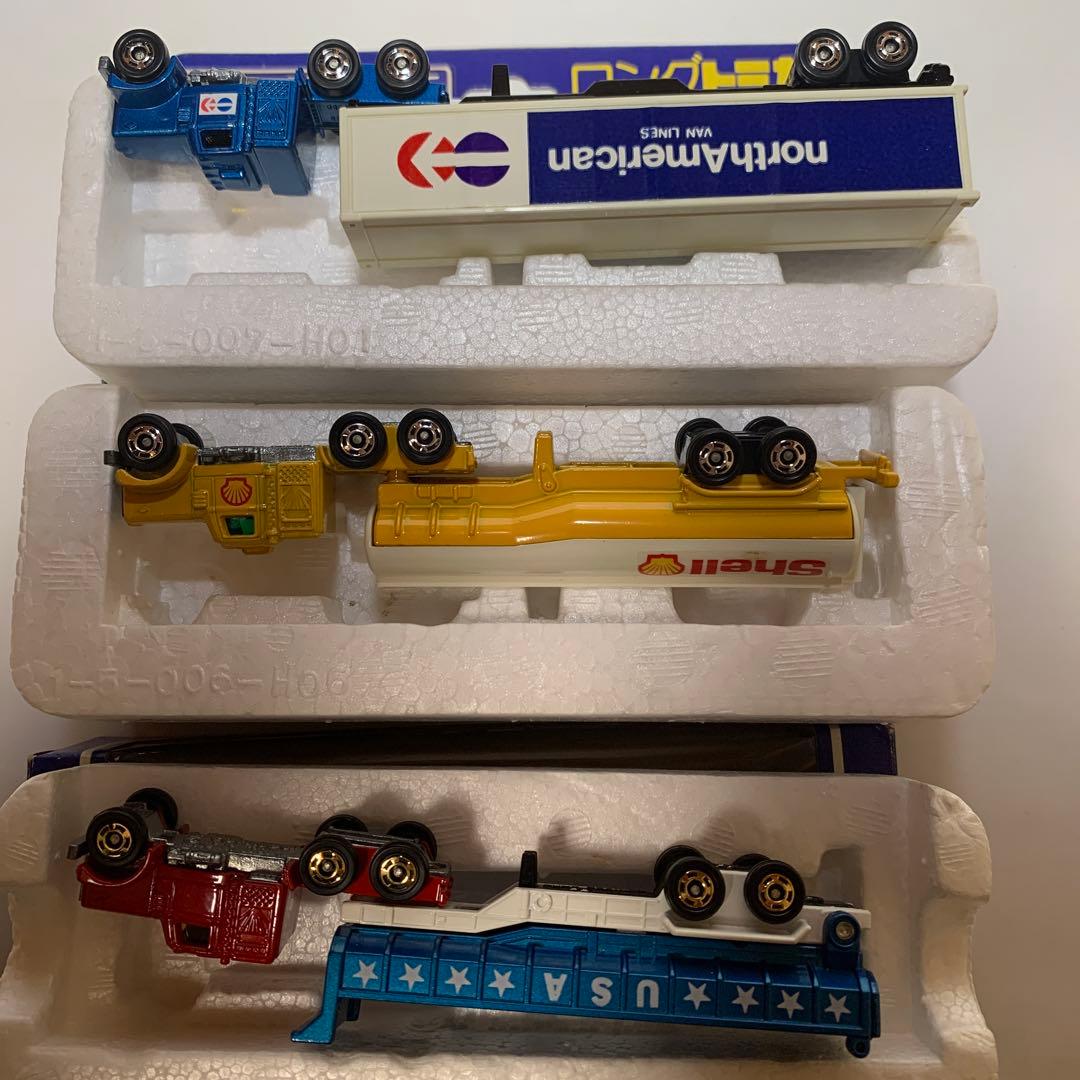 日本製ロングトミカ ダイアモンドレオ タンク ダンプ バントレーラー 3