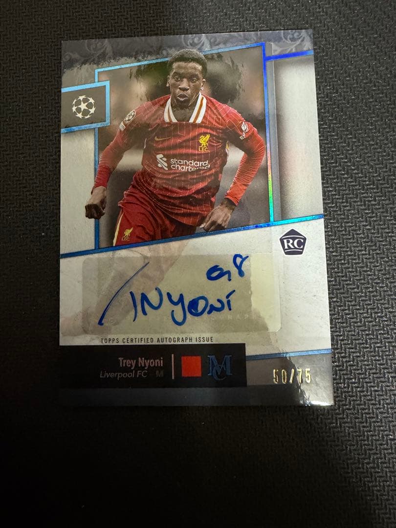75枚限定 Trey Nyoni （ナイオニ） 直筆サイン リバプールFC - メルカリ