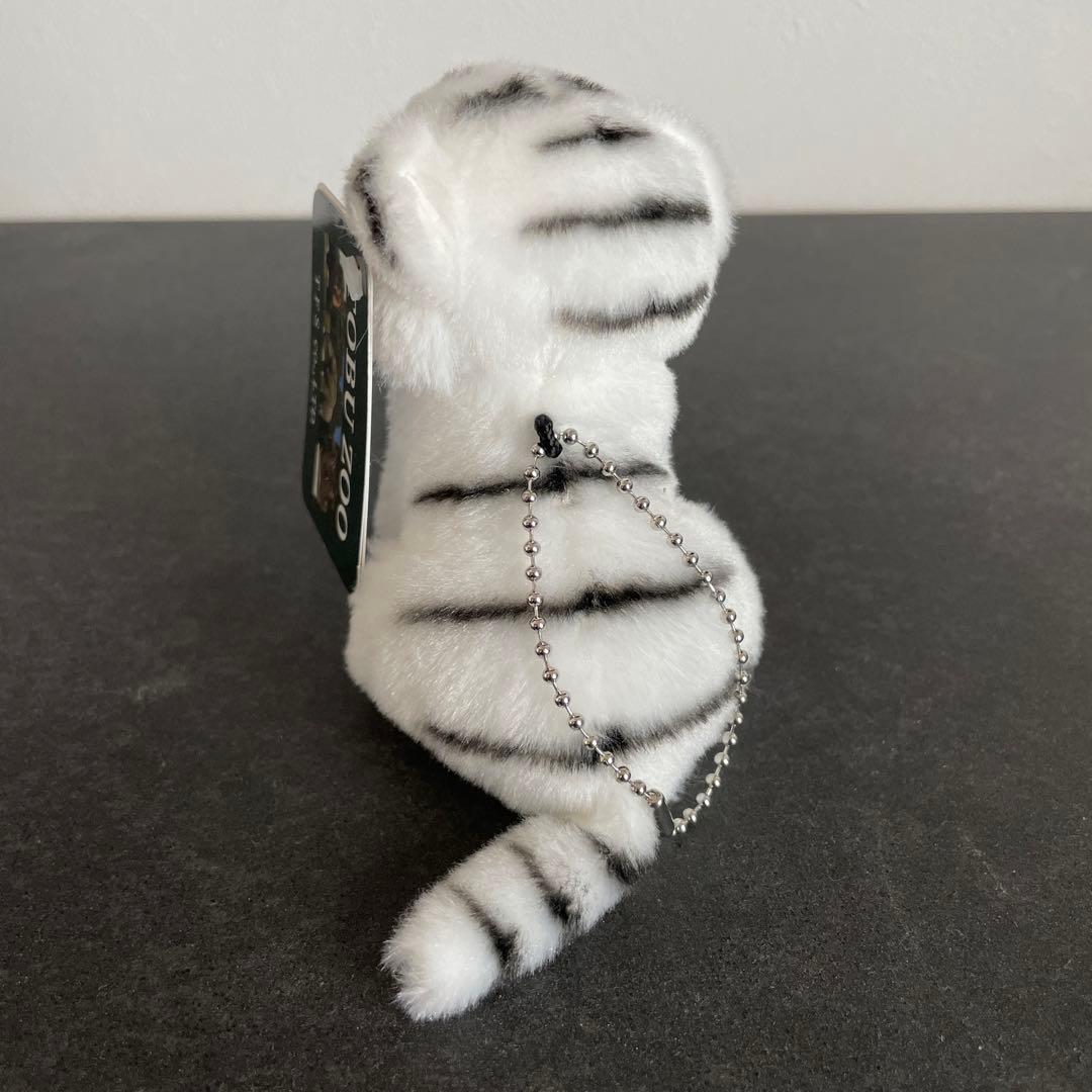 新品未使用】東武動物公園 ホワイトタイガー マスコット キーホルダー