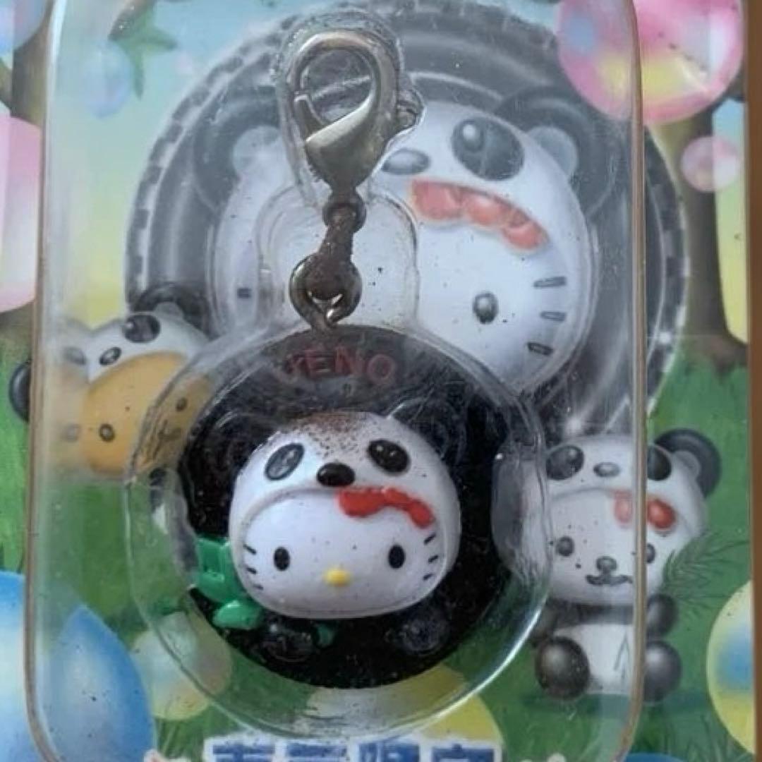 ☆東京限定☆ ご当地キティ ファスナーマスコット 上野パンダ 2008