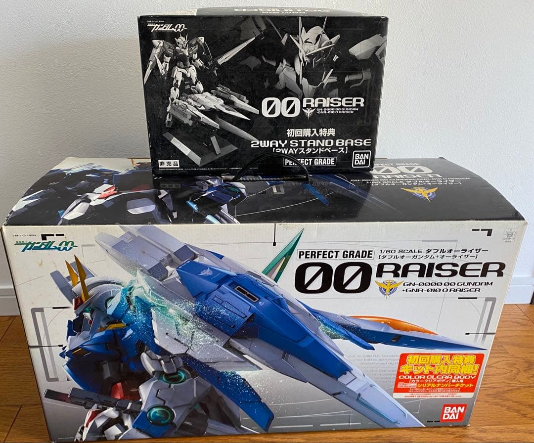 ＰＧダブルオーライザー1/60➕初回購入特典2WAYスタンドベース