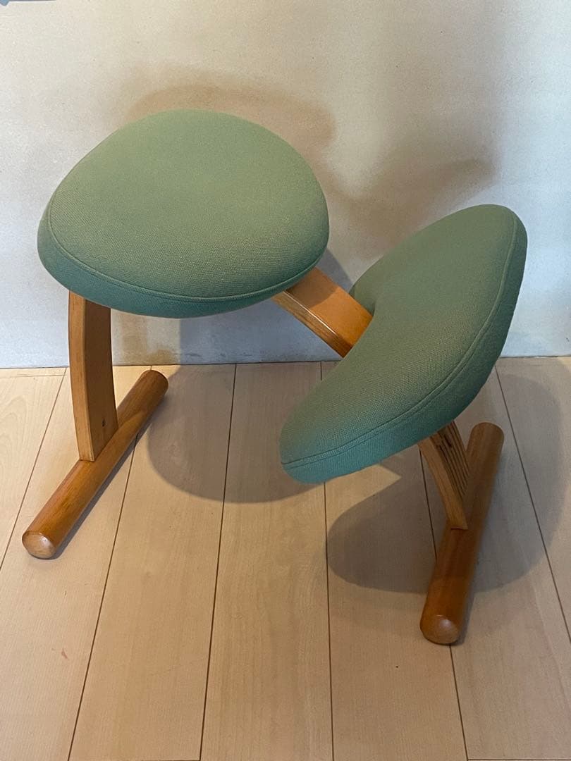 rybo バランスチェア　水色　紺色カバーセット