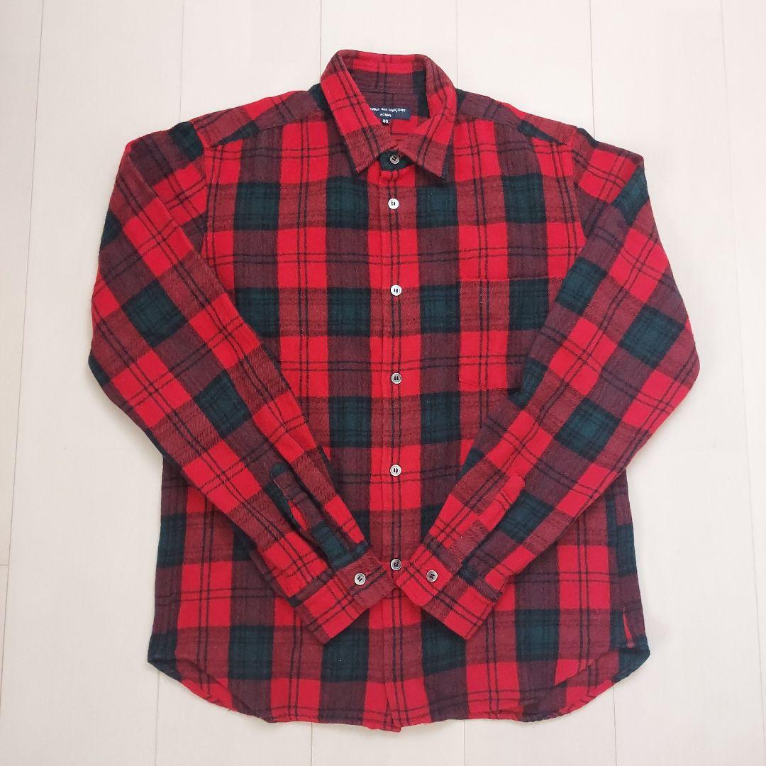 コム・デ・ギャルソンオム縮絨加工ウールシャツ