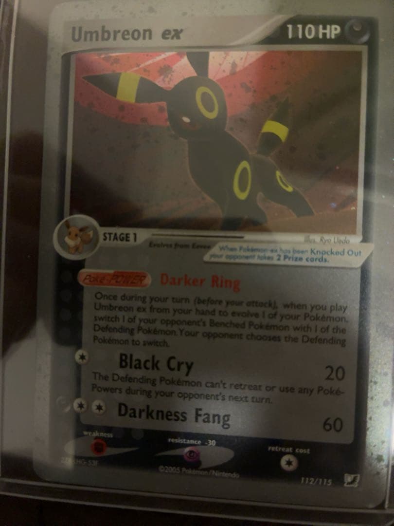 ポケモンカード　ブラッキーex 金の空、銀の海 091/106 英語版　海外版