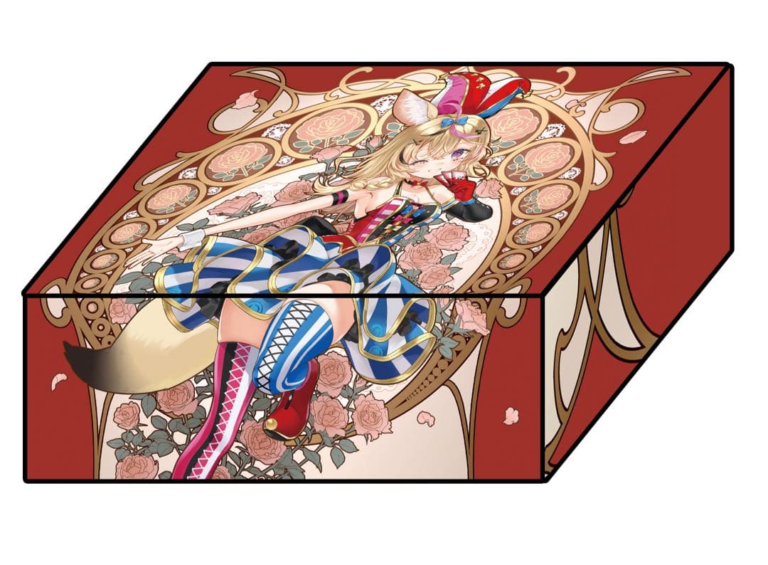 混沌の女神様 ホロライブ 合皮製デッキケース ダメカンケース ミュシャ