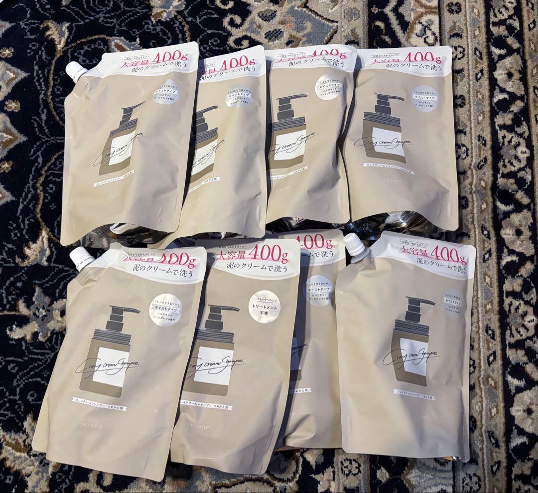 cocone クレイクリームシャンプー 400g 8個 まとめor １個買い可