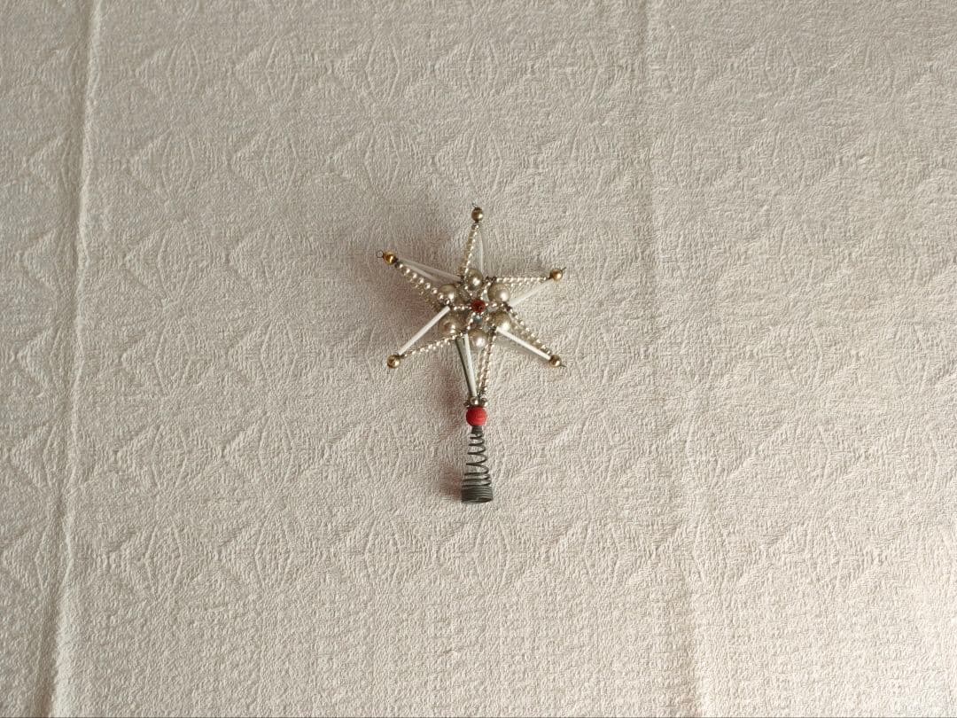 * vintage tree top ❀ アンティークビーズ 星の ツリートップ