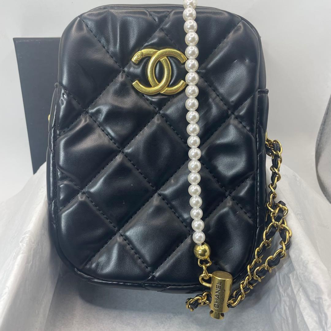 新品未使用品♡CHANEL✨ノベルティ パールチェーン ショルダーバッグ