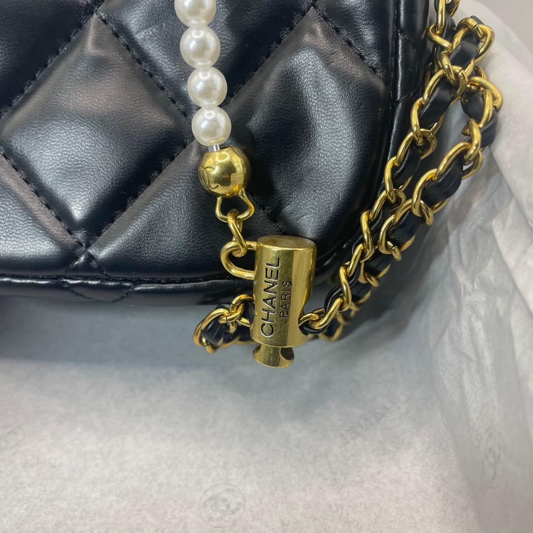 新品未使用品♡CHANEL✨ノベルティ パールチェーン ショルダーバッグ