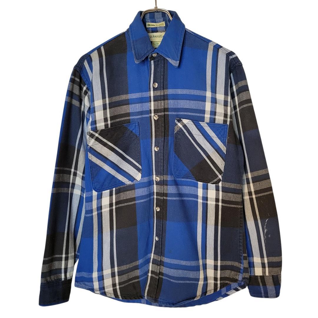 ST.JOHN'S BAY × BIG MAC ヘビーフランネルシャツ S