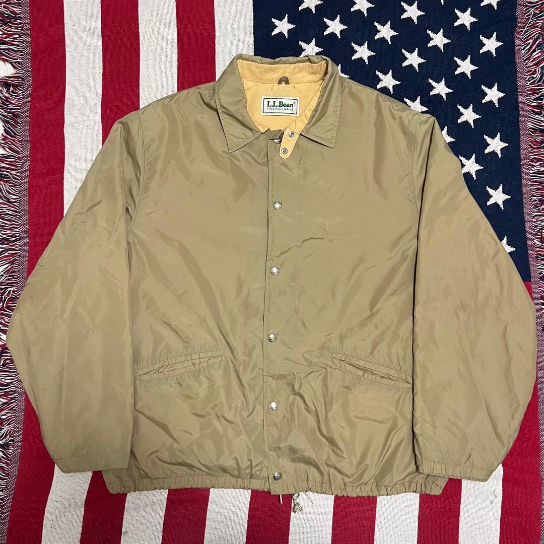 usa製 80s L.L.Bean エルエルビーン コーチジャケット チンスト