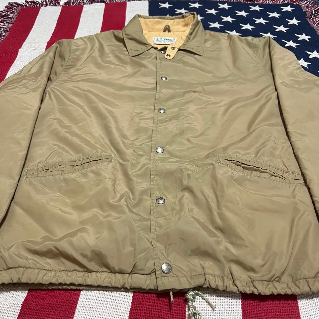 usa製 80s L.L.Bean エルエルビーン コーチジャケット チンスト