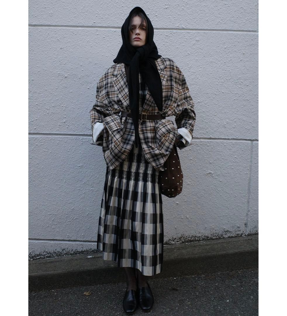 CLANE YAK KNIT TRIANGULAR STOLEブラックF新品 - メルカリ