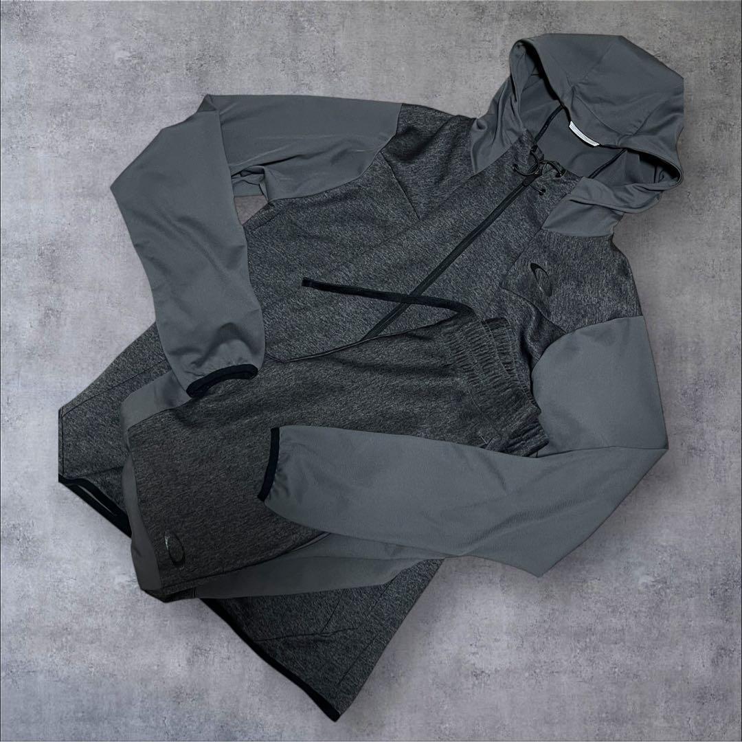 オークリー OAKLEY 上下 ジャージ ジップアップ フーディー