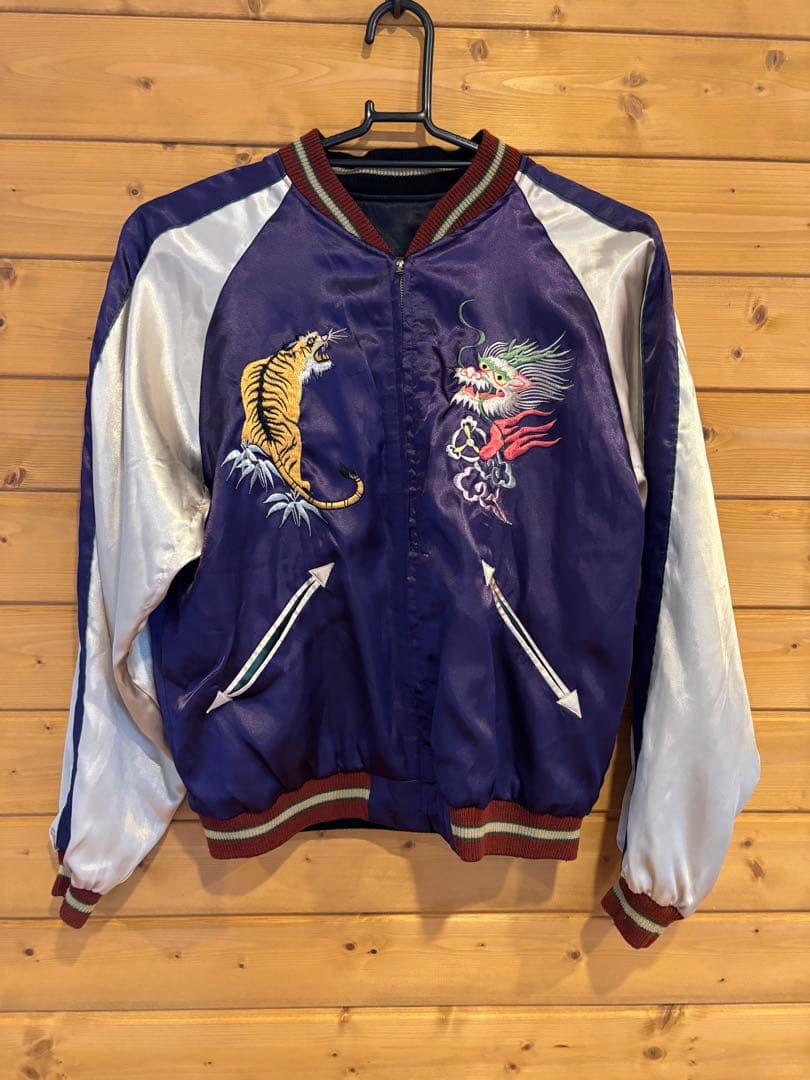 リバーシブル刺繍スカジャン