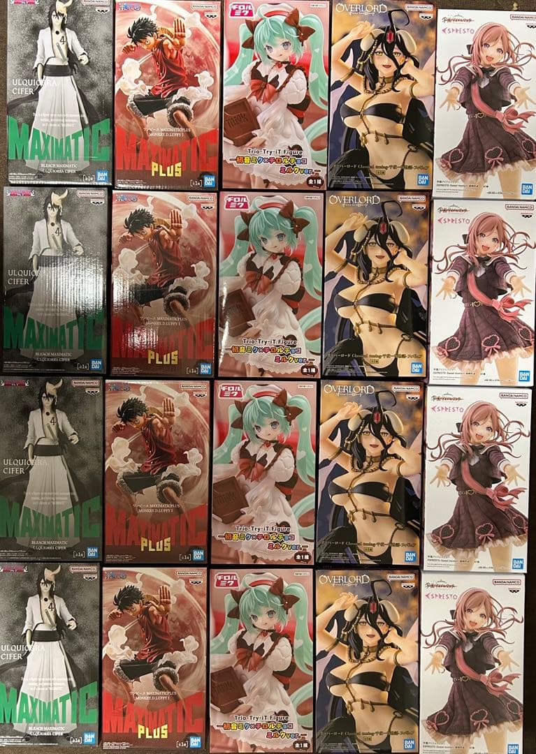 最新プライズフィギュア　　２０点