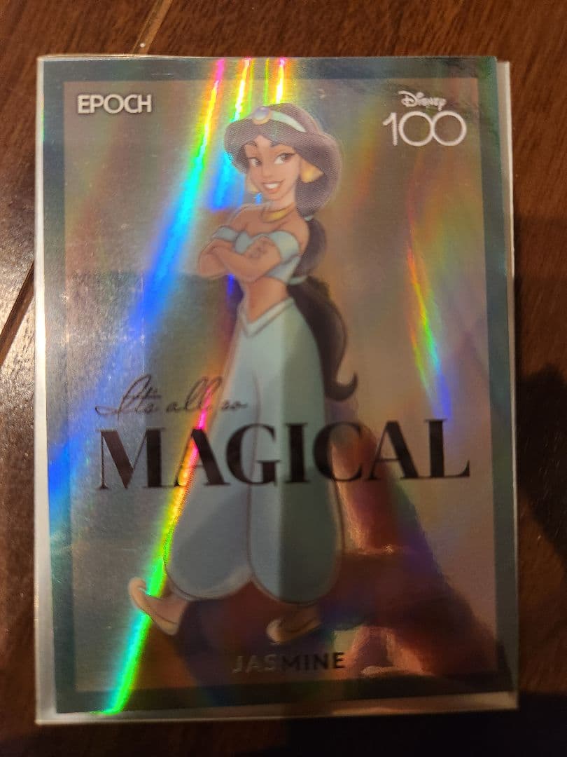 世界で７５枚　ナンバーゾロ目　EPOCH Disney 100 JASMINE