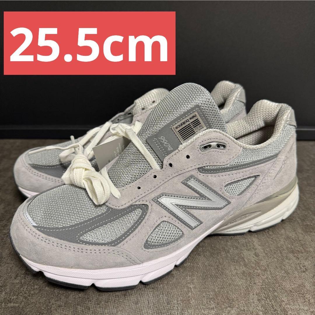 25.5 U990GR4 v4 グレー New balance ニューバランス② New Balance（ニューバランス） スニーカー U990GR4 / 990V4 メンズ