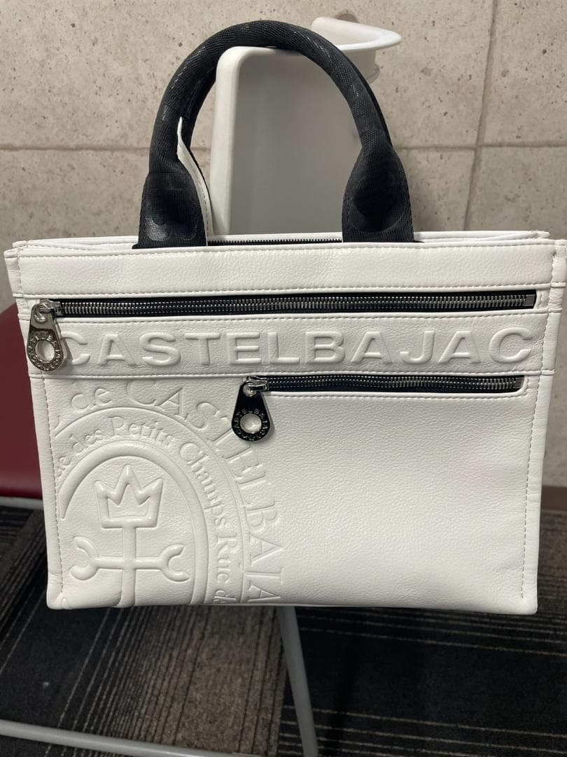 CASTELBAJAC ホワイト トートバッグ