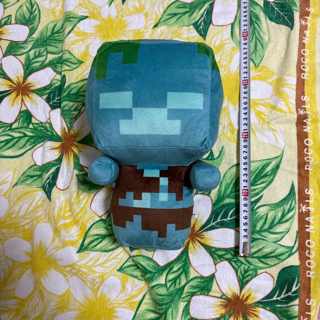 マインクラフト デフォルメゾンビ BIGぬいぐるみ ドラウンド - メルカリ