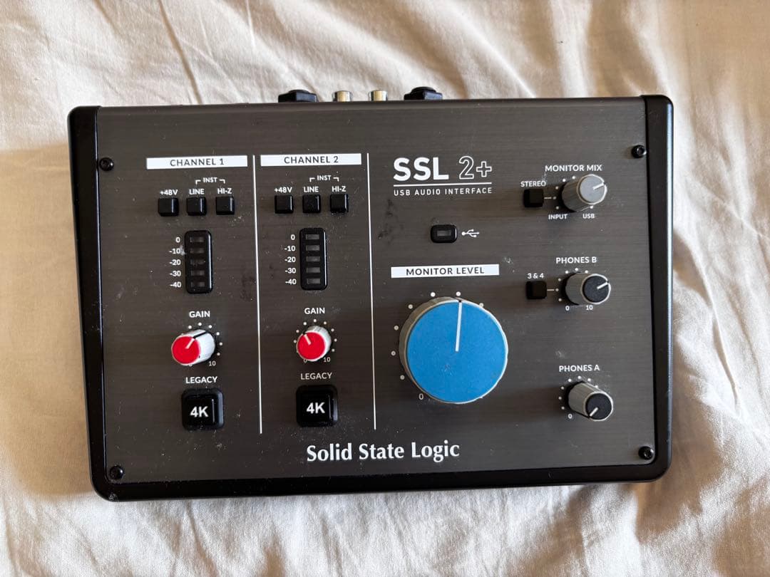Solid State Logic SSL2+ オーディオインターフェイス