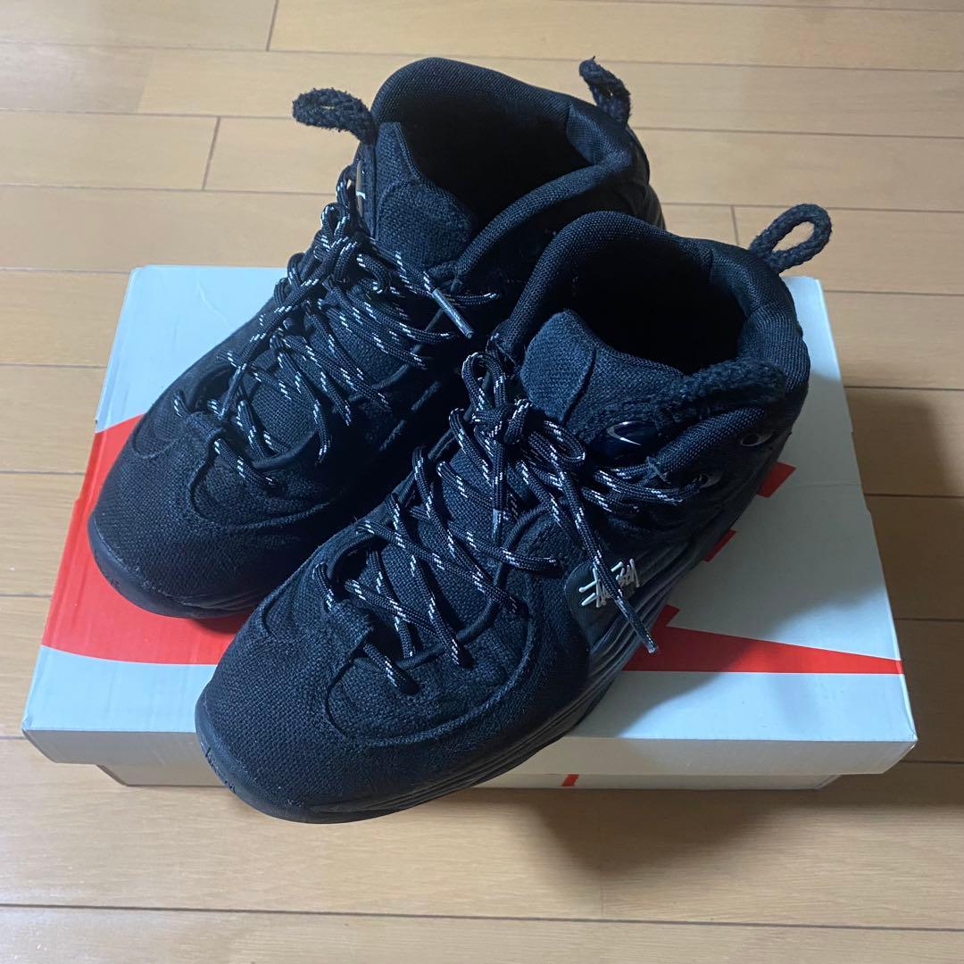 靴 Nike x Stussy Air Penny II Black 25.5cm
