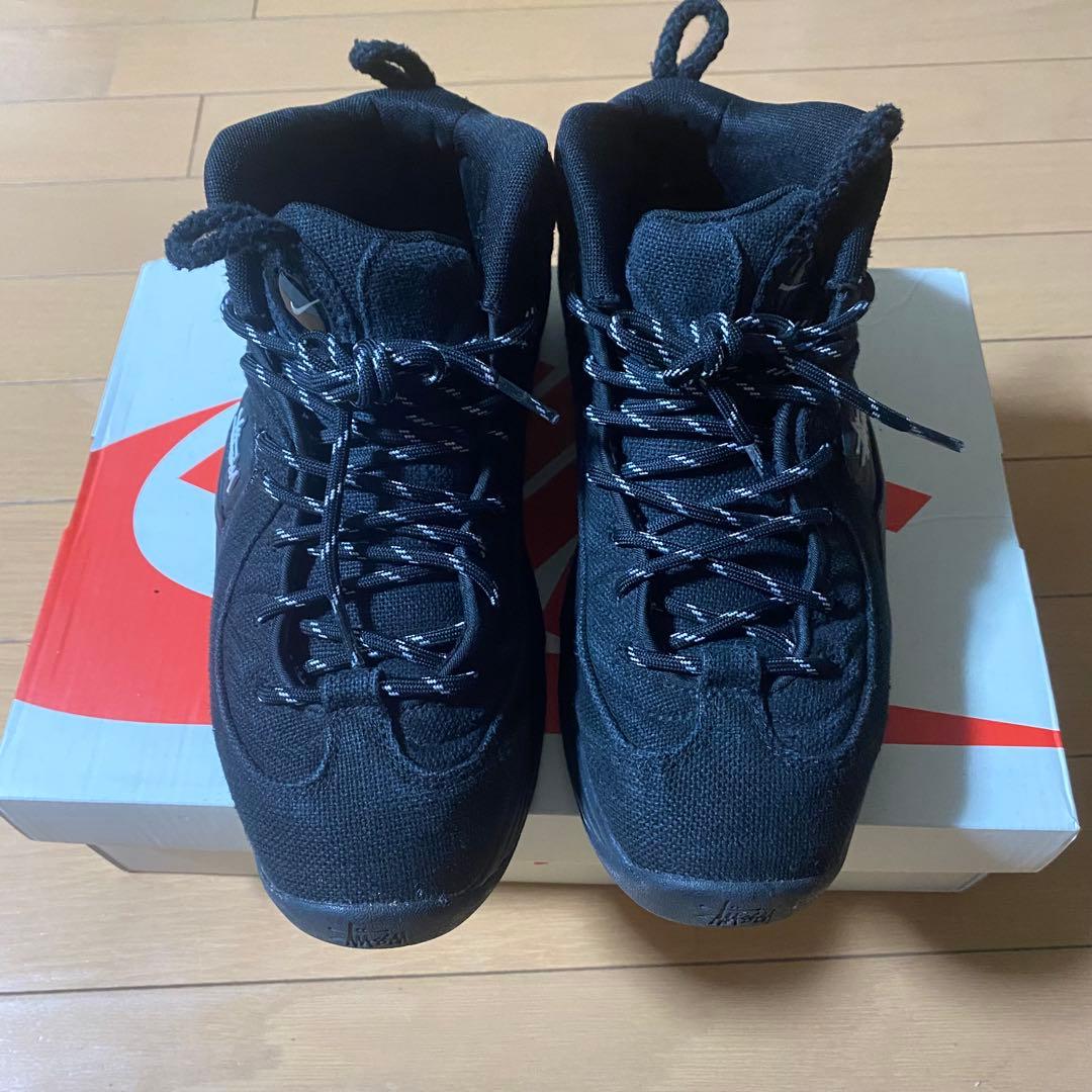 靴 Nike x Stussy Air Penny II Black 25.5cm