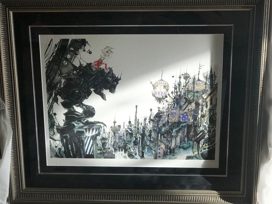 天野喜孝 FF6 「街」ジクレ 完全オーダー 版画 ティナ 魔導アーマー