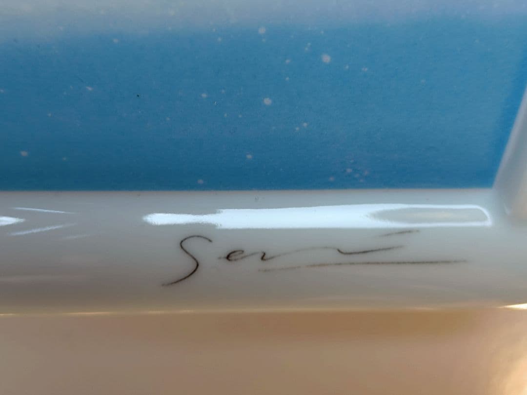 陶板画 彩磁プレート 深川製 千住博 ウォーターフォール