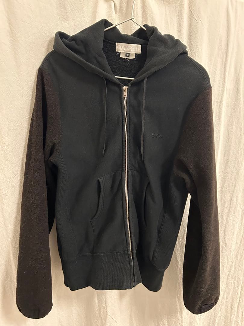 GANRYU 黒パーカー フリース