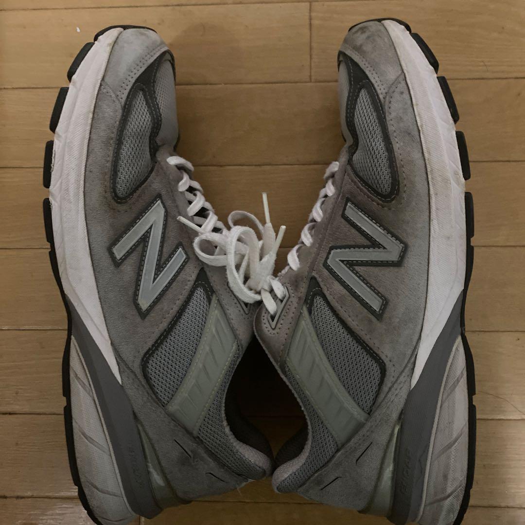 ニューバランス 990 v5 New Balance Men's 990 v5 Navy with Silver | Laurie's Shoes