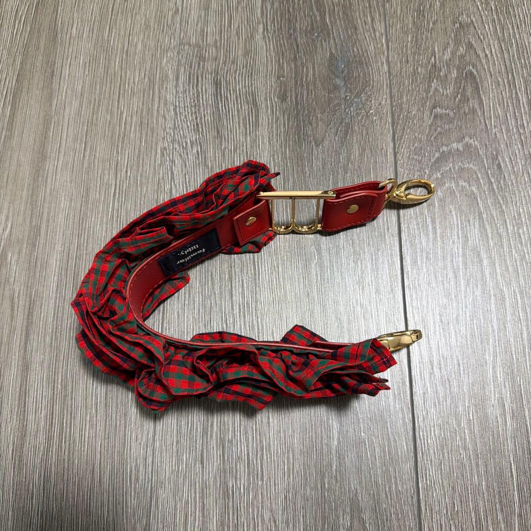 【familiar × Bibiy】フリル付きストラップ