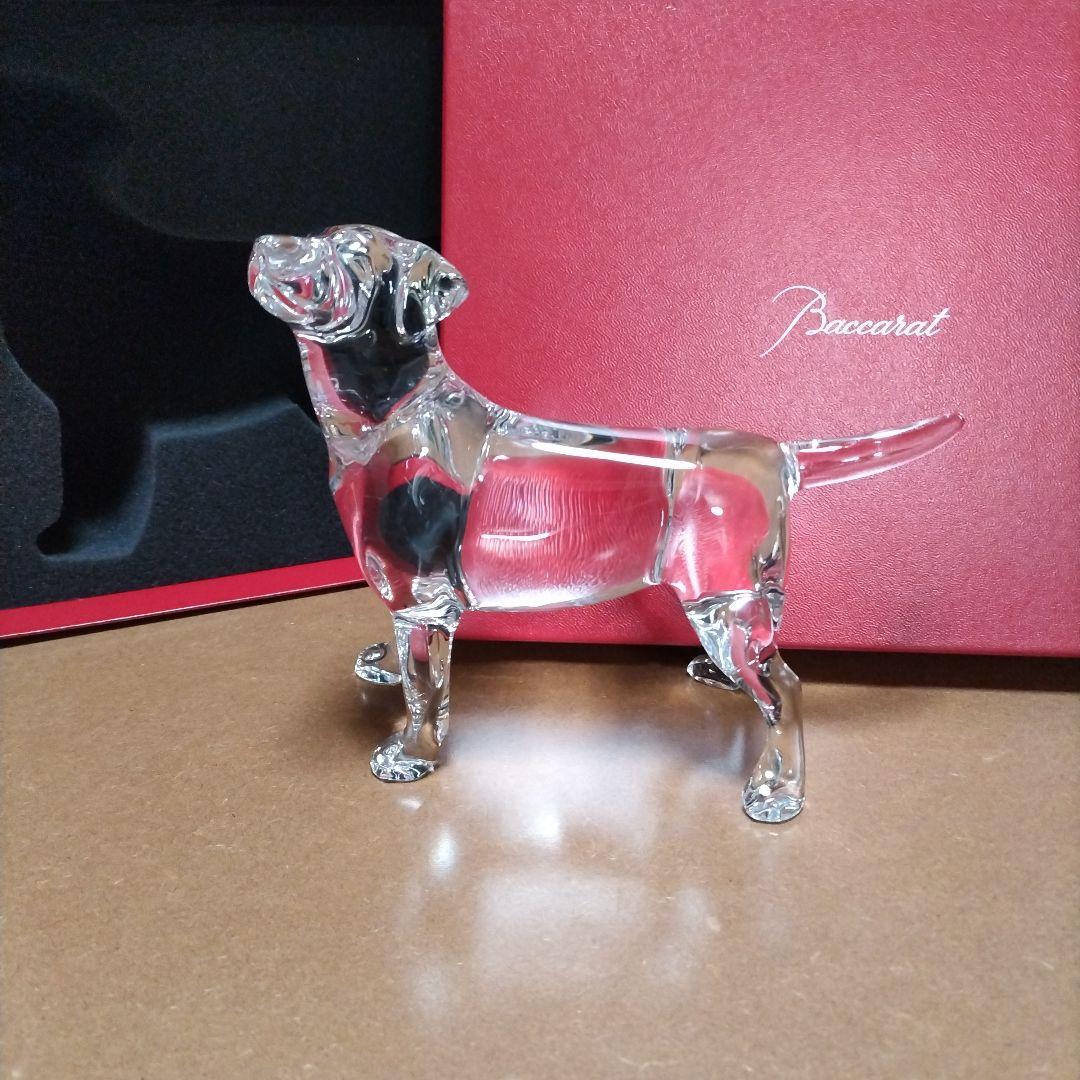 バカラ クリスタル ラブラドール　フィギュアリン　犬　ドッグ