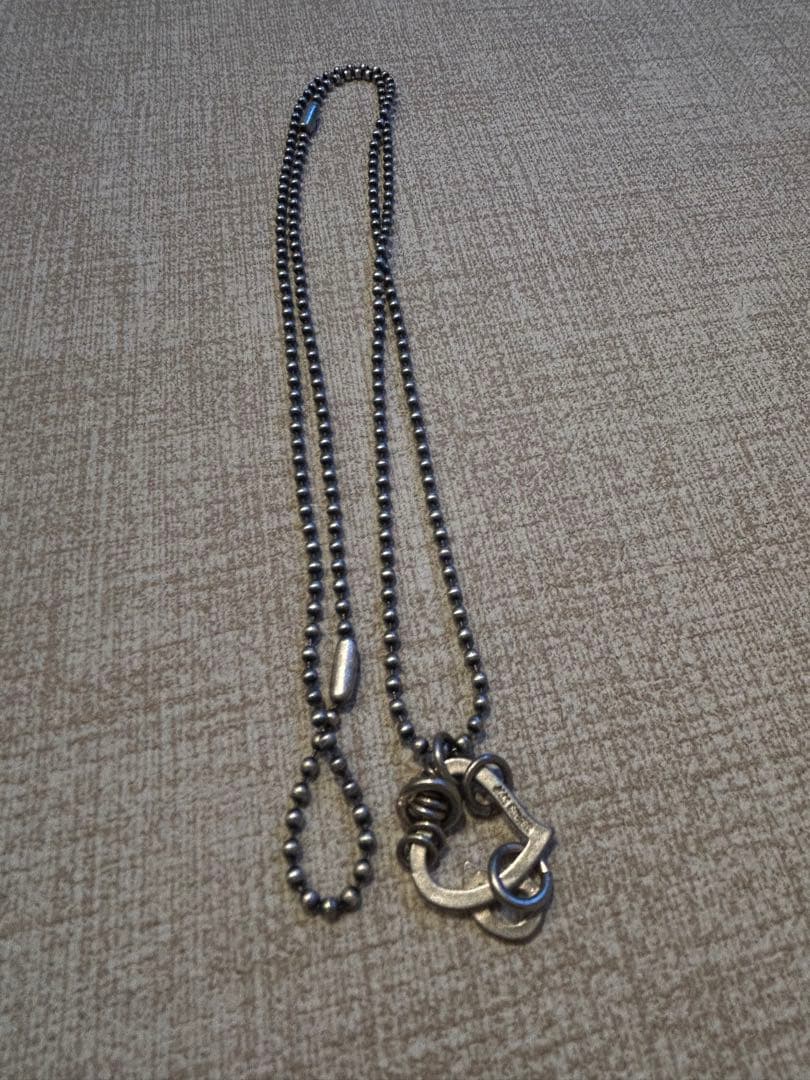 NUMBER(N)INE ✕ JAM  MADE ハート涙 ネックレス Pre-owned Jam Home Made X Number N Ine Number (n)ine Jam Home Made