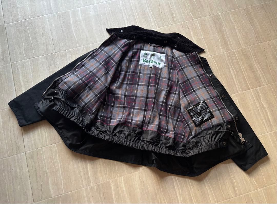 バブアー トランスポート36ブラック｜スペイ ブリティッシュメイド38