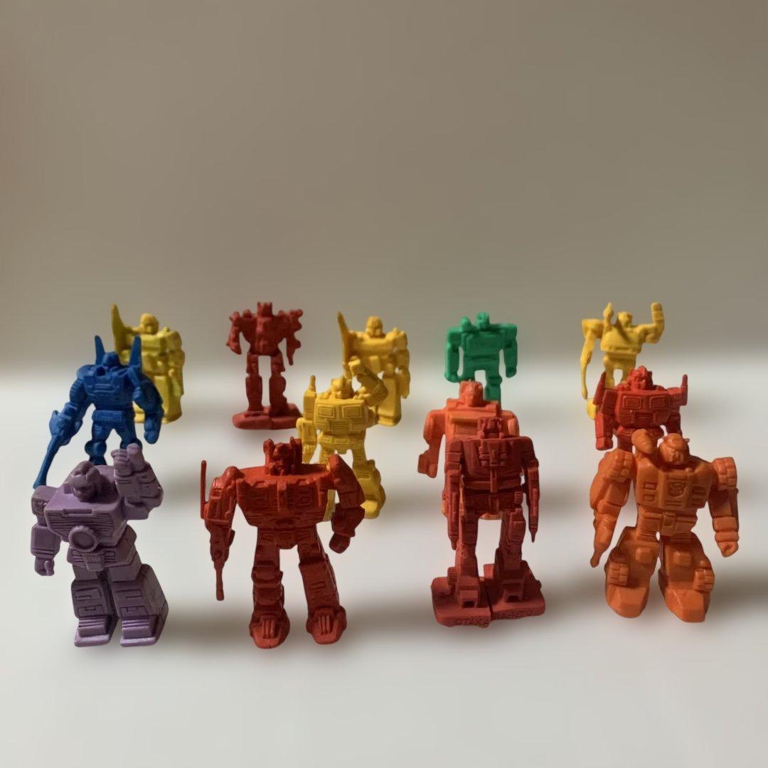 当時物　トランスフォーマー消しゴム13体 ジャンク品