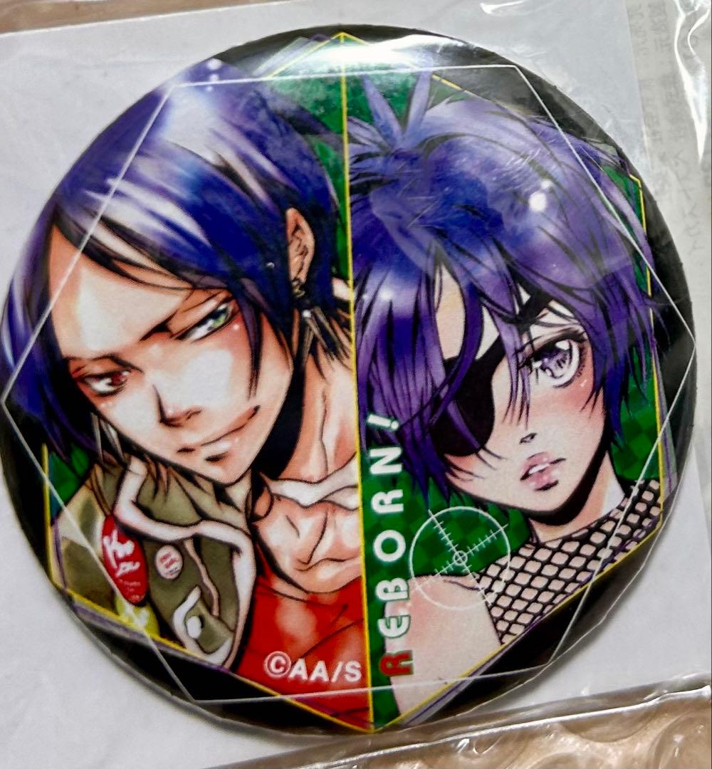 REBORN　JF2018　特典　缶バッジ 六道骸　クローム髑髏 プリマカロン6個セット（沢田綱吉＆雲雀恭弥＆六道骸＆クローム髑髏