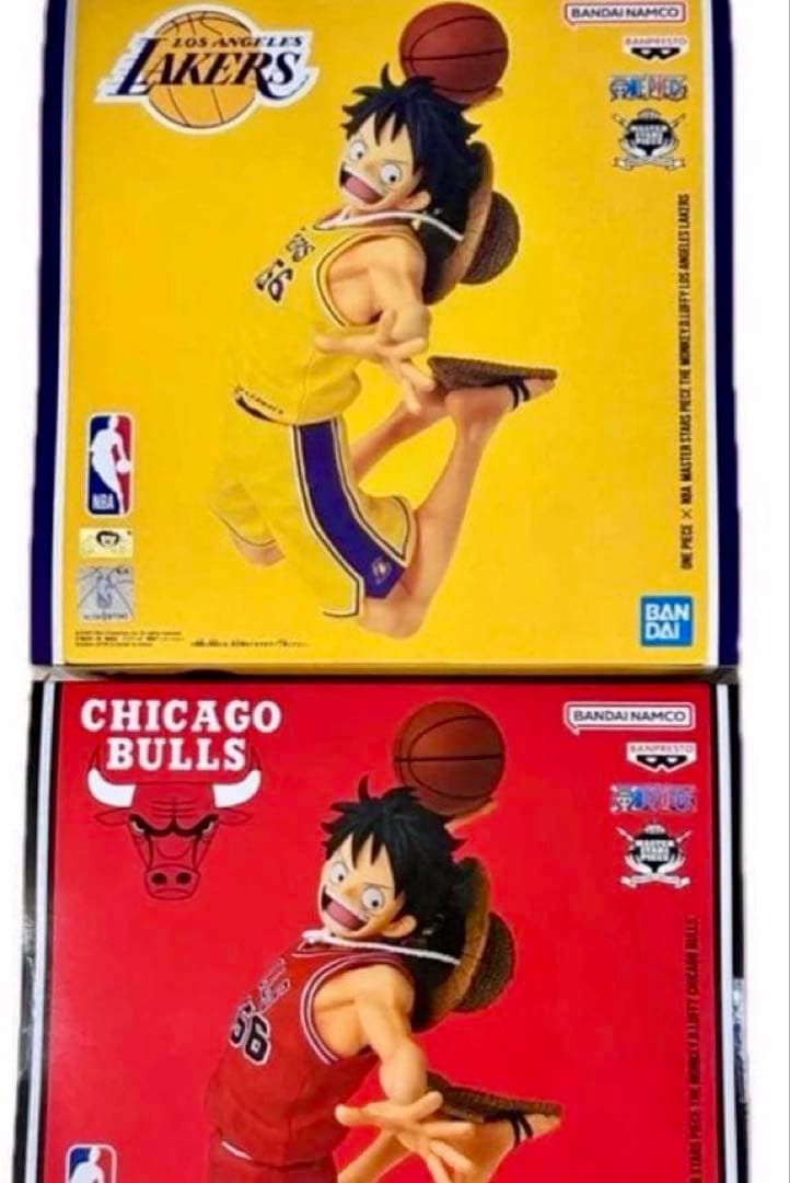 ONE PIECE BASE SHOP NBAコラボ2体セット NBAとルフィのコラボアイテムも🏀🎊⁣ ONE PIECE BASE SHOP（東京・新宿