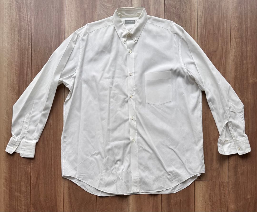 COMME des GARÇONS ホワイト長袖シャツ