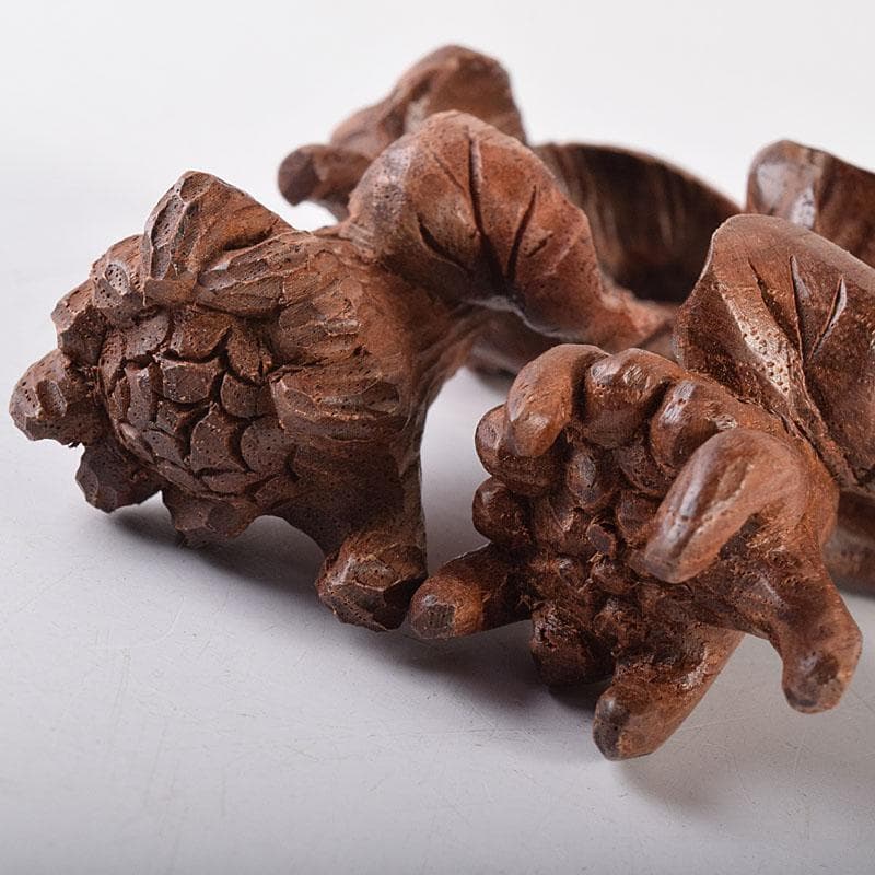 知似久仏手柑彫 香枕 木彫 蓋置 共箱 三点まとめて V R8625 - メルカリ