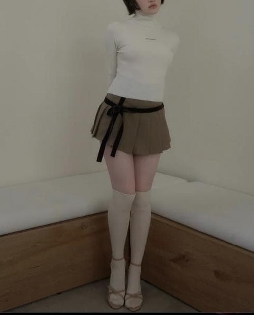 トップス Mary turtle knit tops ANDMARY ivory