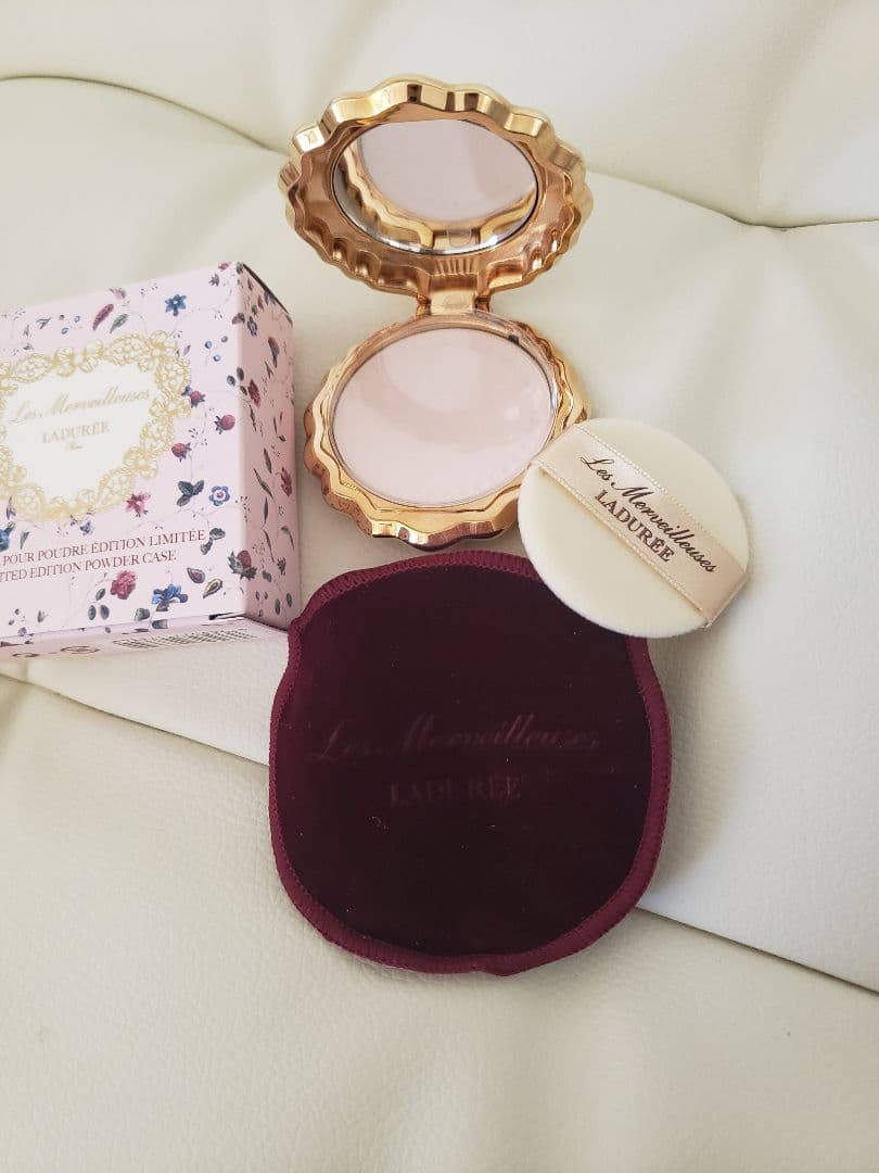 ラデュレ 限定パウダーケース 貝殻ケース 日焼け止め パウダー