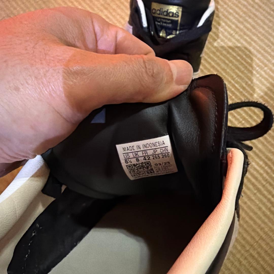 靴 adidas superstar 82 FI CORE BLACK 26.5cm