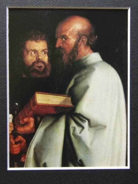 アルブレヒト・デューラー、【四人の使徒　２】、希少豪華画集画、新品高級額・額装付