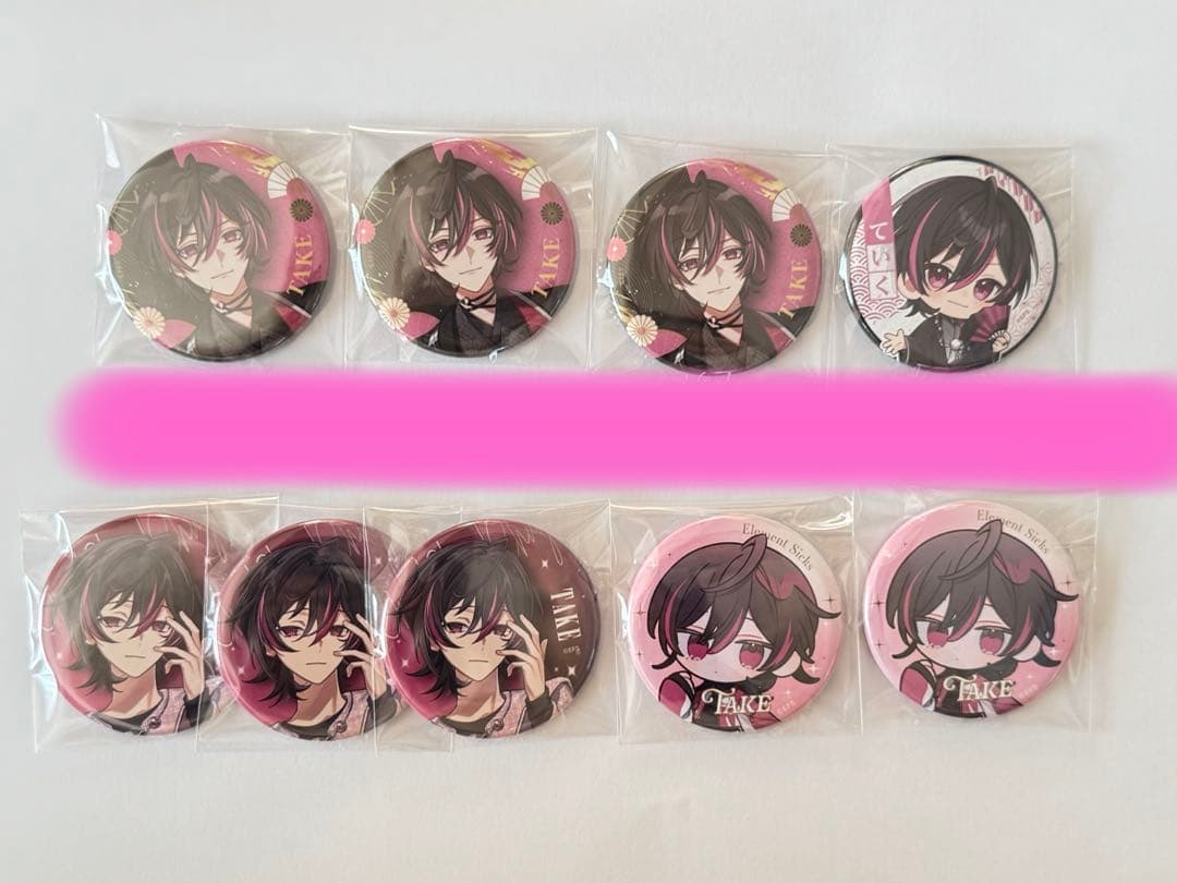 Element Sicks (エレメントシックス) ていく 缶バッジセット Element Sicks EL6 832缶バッジ - メルカリ