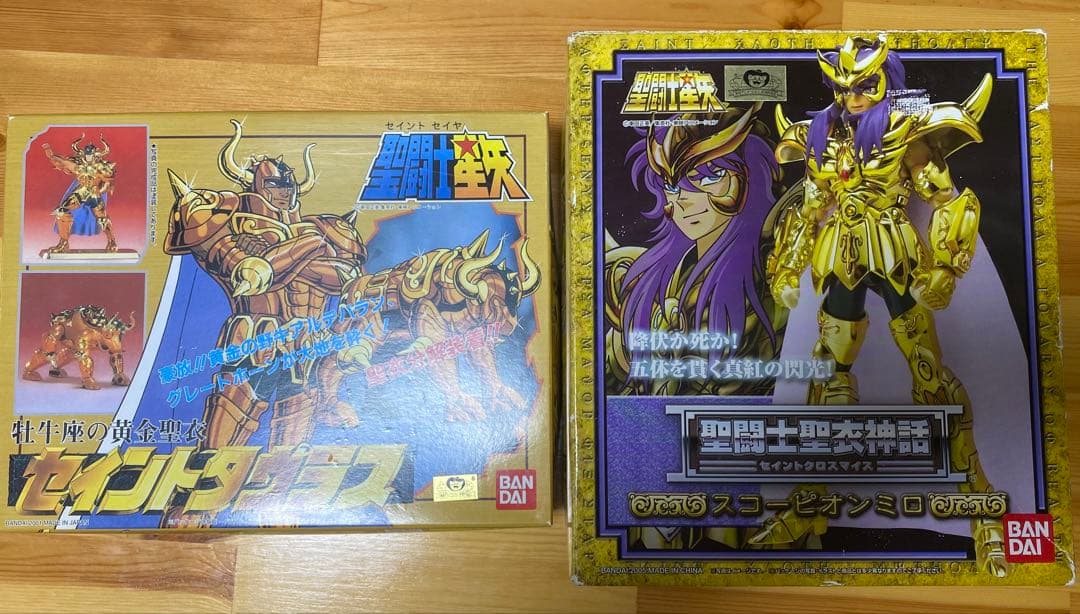 聖闘士星矢 フィギュア 2点セット 牡牛座アルデバラン／スコーピオンミロ 未開封