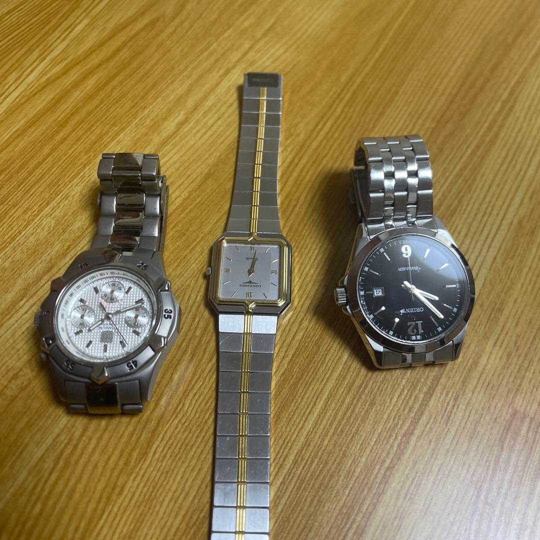 カシオ アナログ クロノグラフ 時計　3本セット