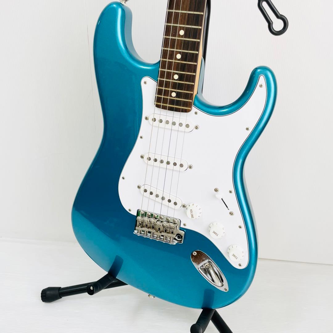 フジゲン製 CoolZ エレキギター ストラト 日本製 ケース付 ブルー