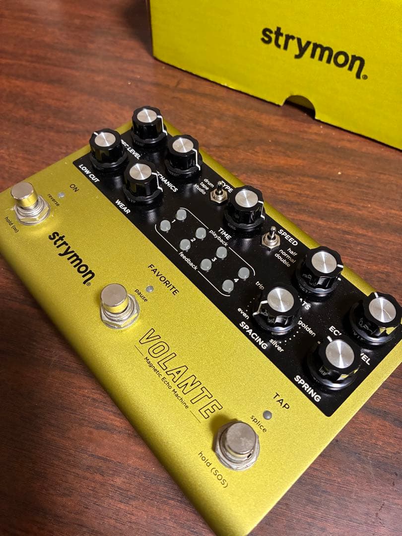 ギター Strymon VOLANTE strymon VOLANTE - ヴィンテージエコー3種類／スプリングリバーブ