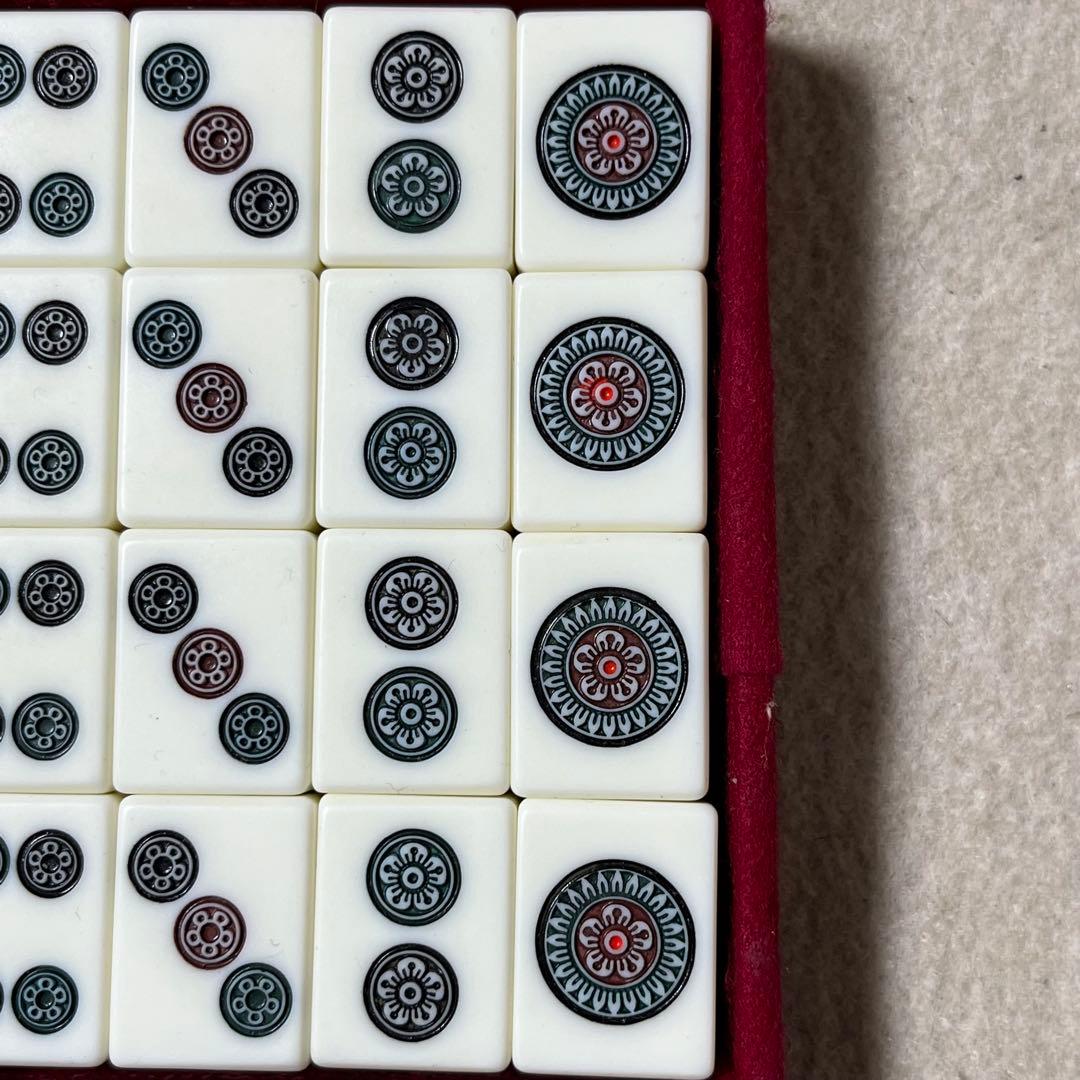 ミズノ丸一 麻雀牌 背竹 うめ 背竹牌 麻雀 赤ドラ 赤牌 竹牌 - メルカリ